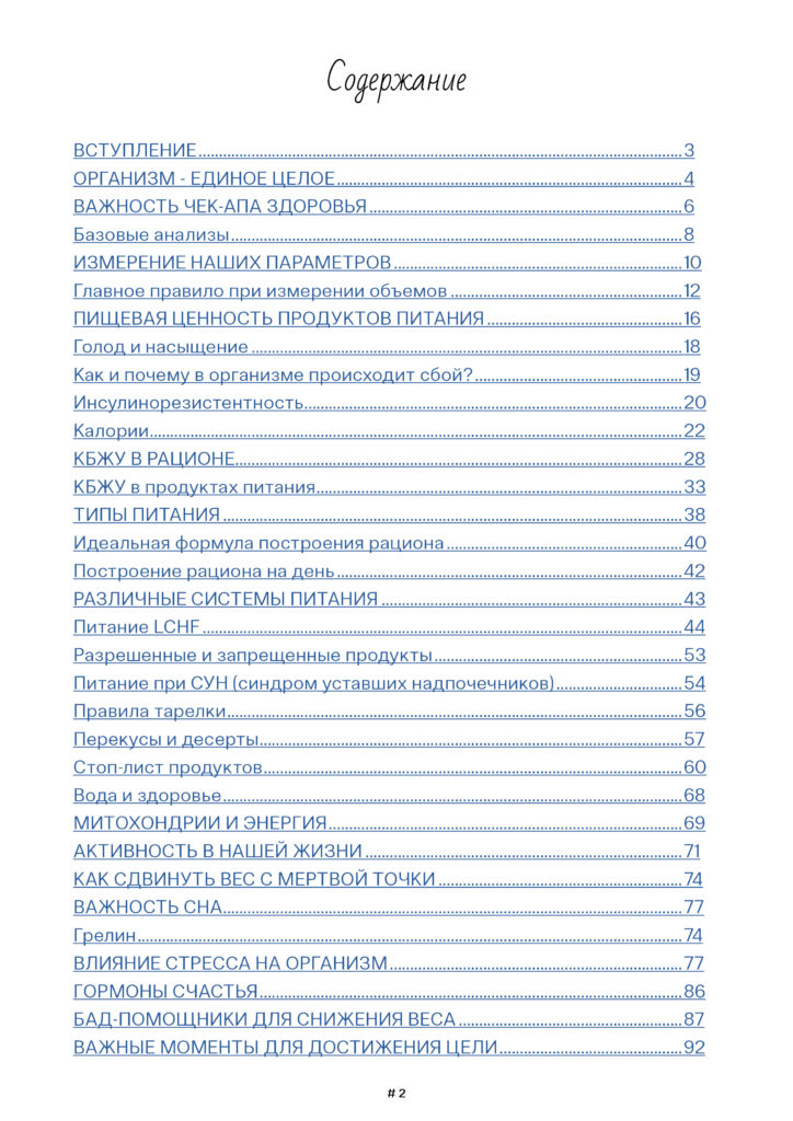 Снижение веса. Холистический подход 2.0